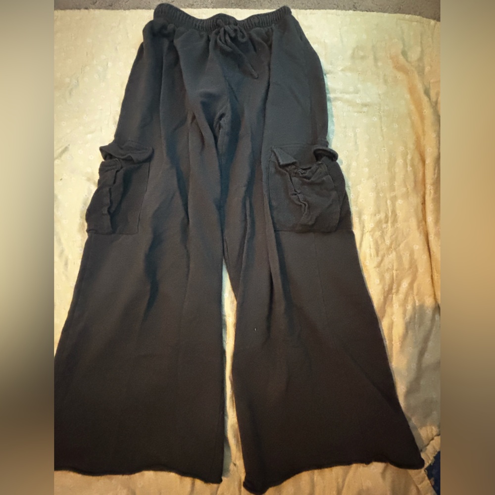 Urban Outfitters Black Wide Leg Pants